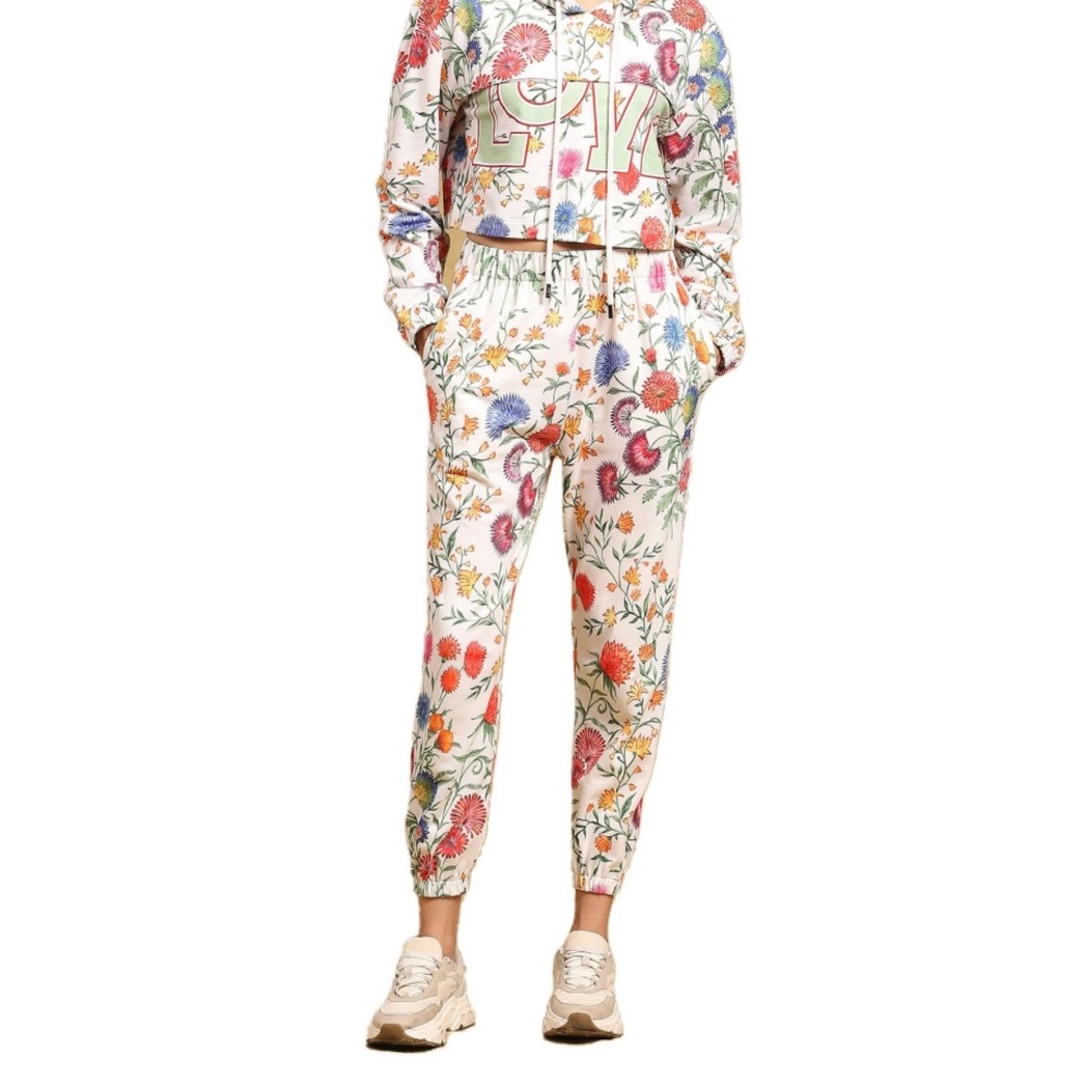 New Ted Baker London Floral Loungewear  Set - Multicolor size L